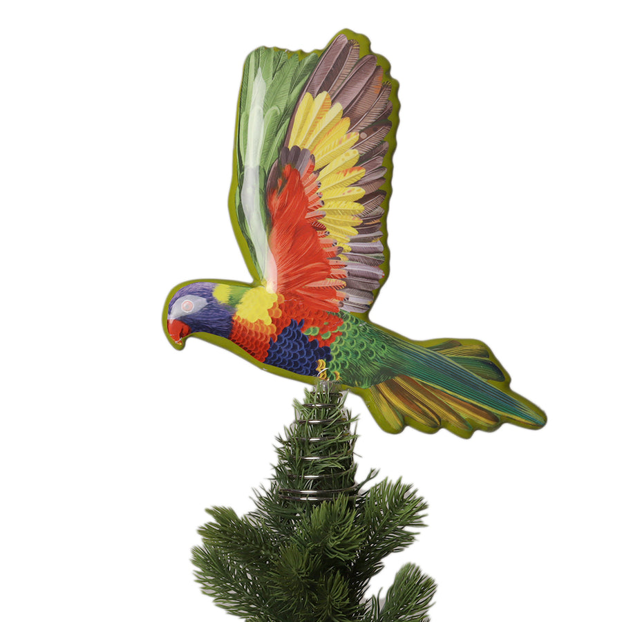 La La Land Christmas Tree Topper - Rainbow Lorikeet