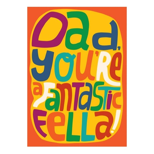 Able & Game Able & Game Father's Day Card - Dad, You're A Fantastic Fella