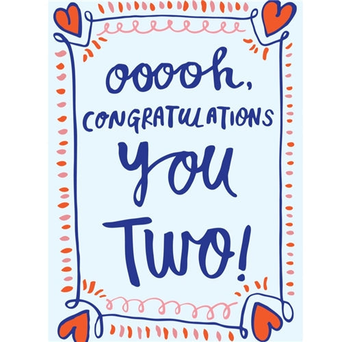 Able & Game Able & Game Wedding Card - Ooooh, Congratulations You Two