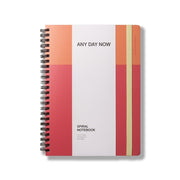 Any Day Now Any Day Now Spiral Notebook - Ruled, A5, Orange/Watermelon
