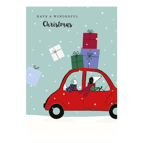 Art File Art File Christmas Card - Frank & Car
