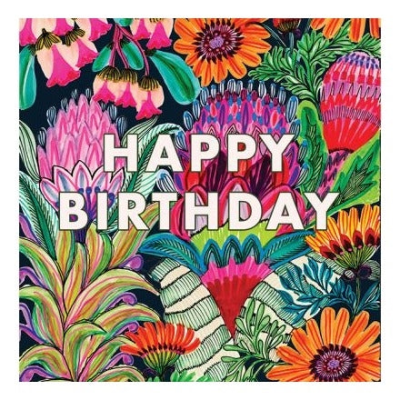 Kirsten Katz Birthday Card - Urn Flowers Birthday