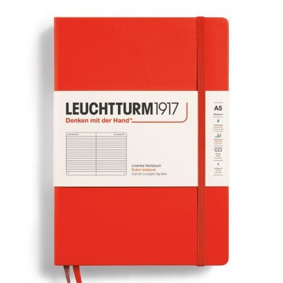 Leuchtturm1917 Notebook - Ruled, A5, Lobster
