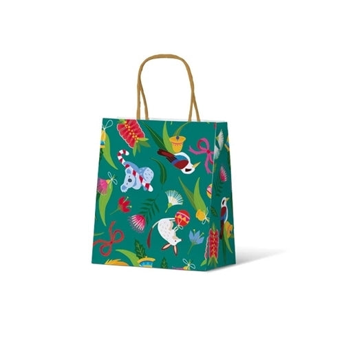 Bee Dee Bags Bee Dee Christmas Gift Bag - Bush Christmas, Medium, Pack of 5