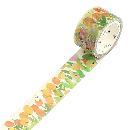 BGM Inc BGM Washi Tape - Little World Tulips