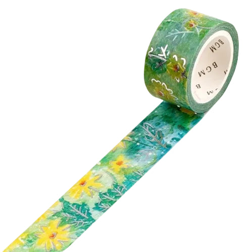 BGM Inc BGM Washi Tape - Watercolour Flowers Series, Daisies