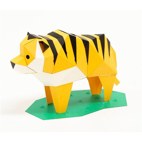 Bog Craft Bog Craft Kakukaku TINY Paper Craft - Tiger