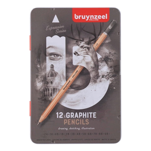 Bruynzeel Bruynzeel Expression Graphite Pencils - Set of 12