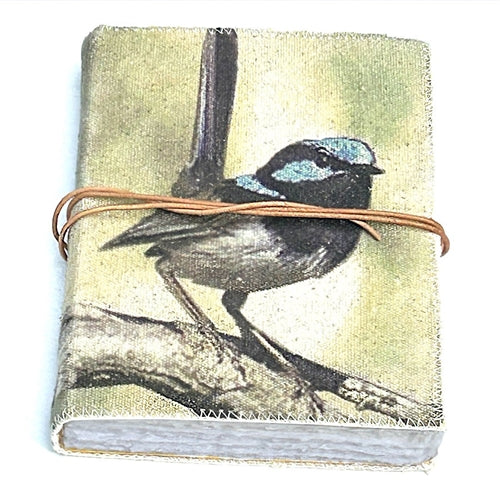 Carriage & Co Carriage & Co Clothbound Notebook - Blue Wren