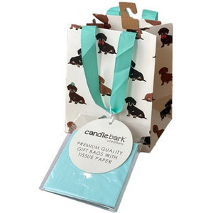 Candlebark Creations Gift Bag - Dachshunds, Small