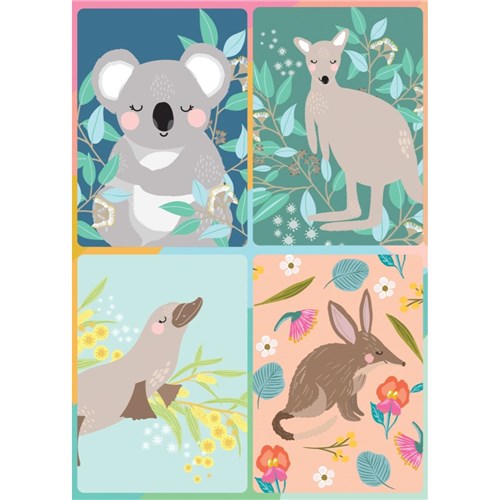 Christie Williams Christie Williams Magnet Card - Cute Aussie Animals