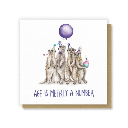 Citrus Bunn Citrus Bun Birthday Card - Pun Fun, Meerly A Number