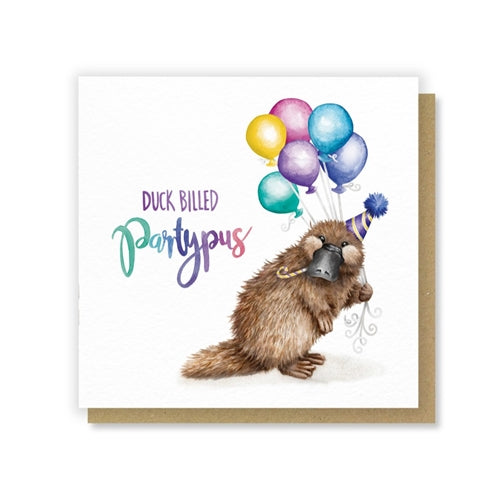 Citrus Bunn Citrus Bun Birthday Card - Pun Fun, Partypus