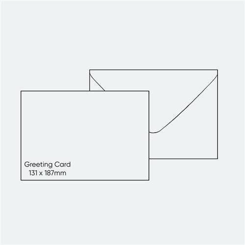 Colorplan Greeting Card Envelope (131 x 187 mm) - Colorplan Pristine White, Single