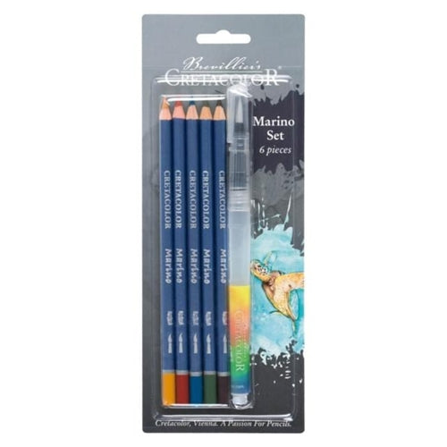 Cretacolor Cretacolor Marino Watercolour Artists Pencils Set- set of 6