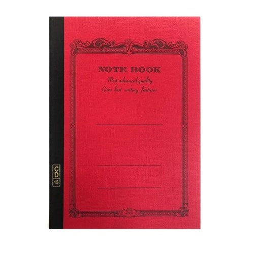 Apica C.D.11 Notebook - A5, Lined, Red