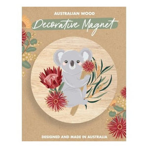 Christie Williams Wooden Magnet - Koala