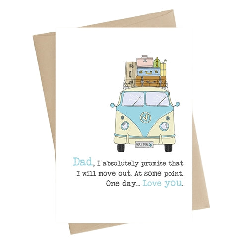 Dandelion Stationery Dandelion Stationery Father's Day Card - I Will Move Out, One Day