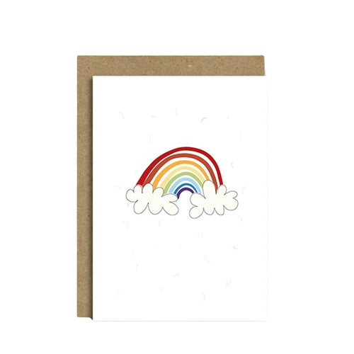 Dandelion Stationery Dandelion Stationery Small Card - Rainbow