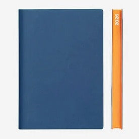 Daycraft 2026 Daycraft Signature Daily Diary - A5, Softcover, Blue
