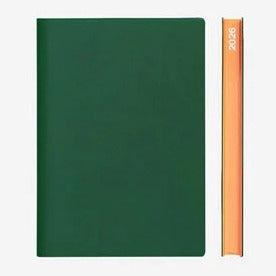 Daycraft 2026 Daycraft Signature Daily Diary - A5, Softcover, Green