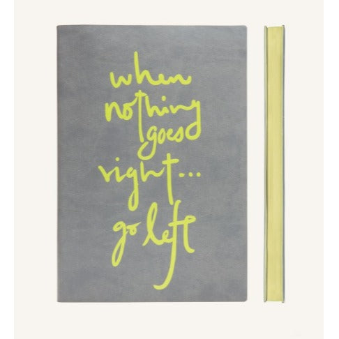 Daycraft Daycraft Signature Inspiro Notebook - Lined, A5, Go Left