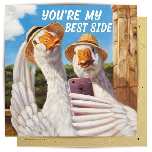 La La Land Greeting Card - Duck Face