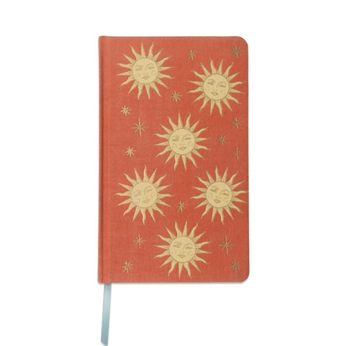 Designworks Ink Designworks Cloth Cover Notebook - A5, Ruled, Terracotta Sun