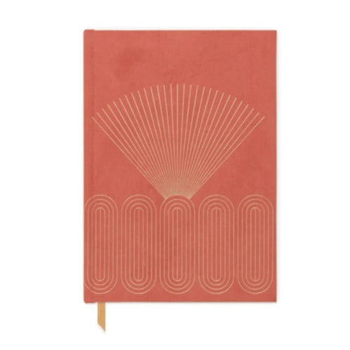 Designworks Ink Designworks Cloth Cover Notebook - Medium, Radiant Rays