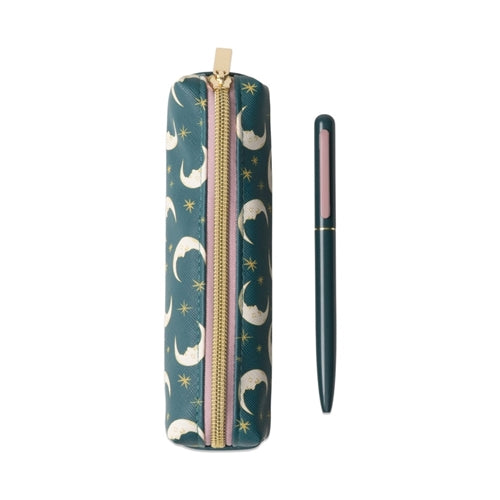 Designworks Ink Designworks Ink Pen & Pouch Set - Teal Moon