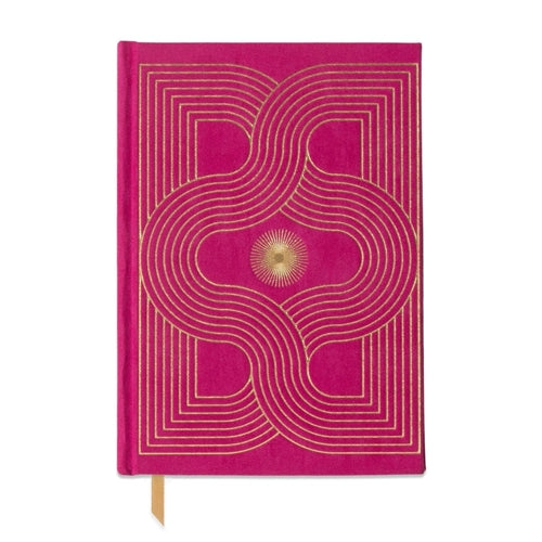 Designworks Ink Designworks Ink Radiant Collection Notebook - Medium, Ruled, Fuchsia