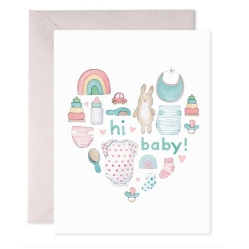 E Frances E Frances Baby Card - Baby Heart