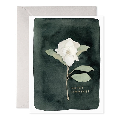 E Frances E Frances Sympathy Card - White Flower Sympathy