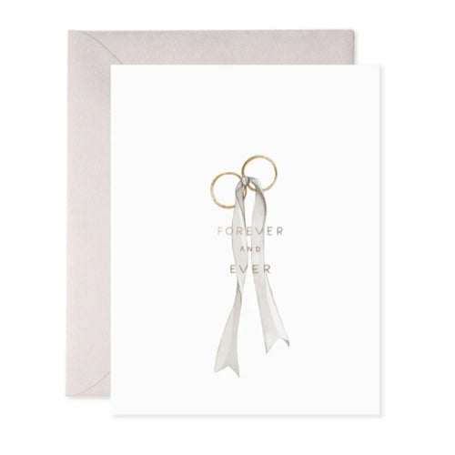 E Frances E Frances Wedding Card - Wedding Rings