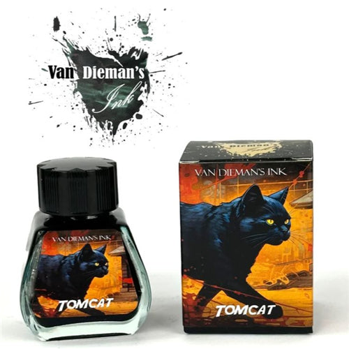 Van Dieman's Fountain Pen Ink - Feline Series, Tomcat, 30ml Bottle