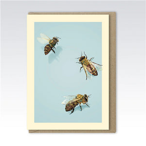 Marini Ferlazzo Greeting Card - Bushwalk Collection, Honey Bees