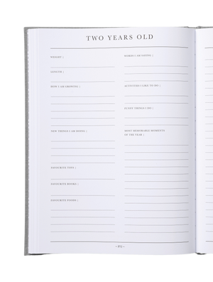 Write to Me Baby Journal - First 5 Years, Oatmeal