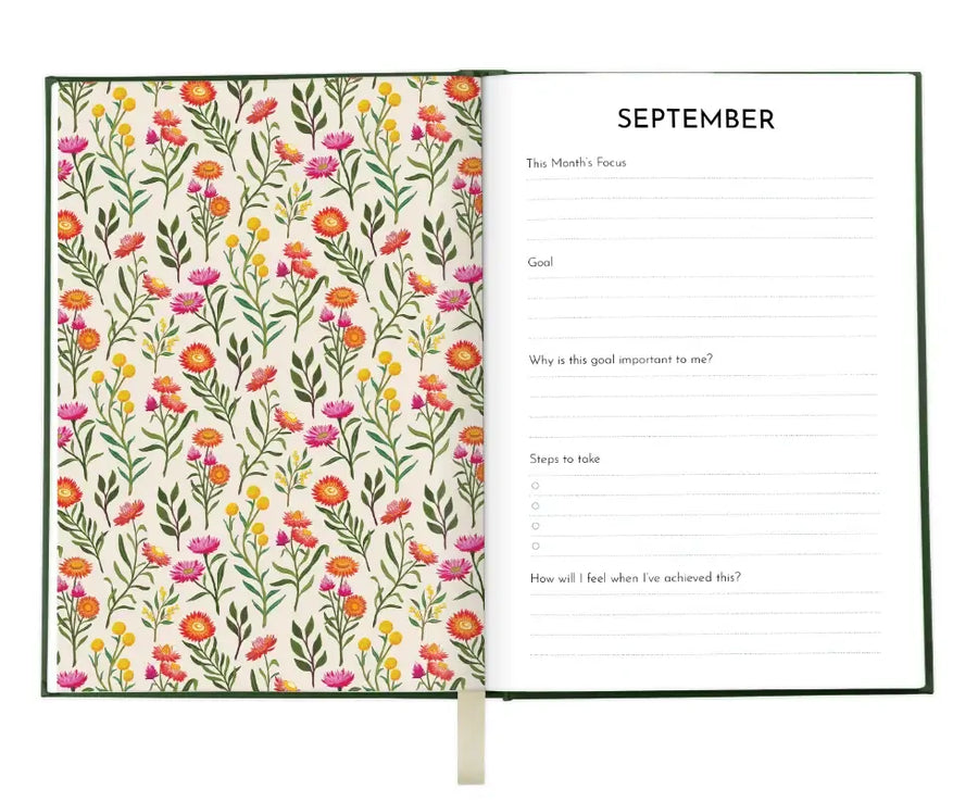 Earth Greetings 2026 Earth Greetings Weekly Diary - A5, Hardcover, Forest