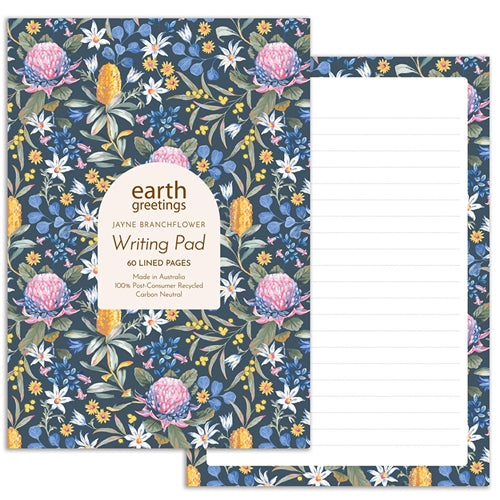 Earth Greetings Earth Greetings A5 Writing Pad - Bushwalk