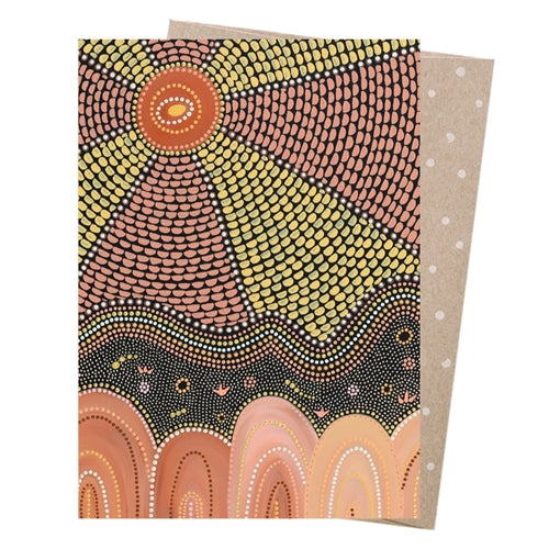 Earth Greetings Earth Greetings Card - Domica Hill, Country Layers