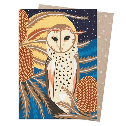 Earth Greetings Earth Greetings Card - Helen Ansell, Australian Barn Owl