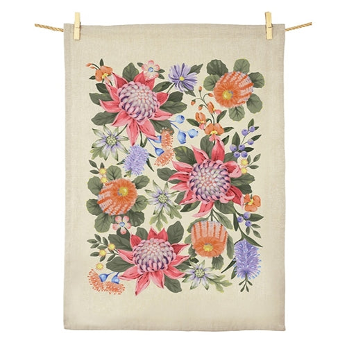 Earth Greetings Earth Greetings Tea Towel - Abundance