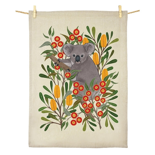 Earth Greetings Earth Greetings Tea Towel - Koala Country