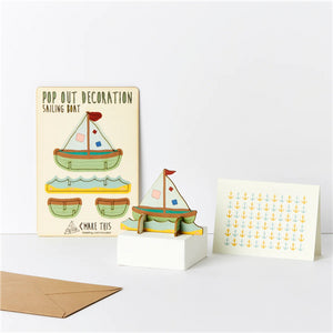 Pop Out Card - Happy Birthday, Sail Boat