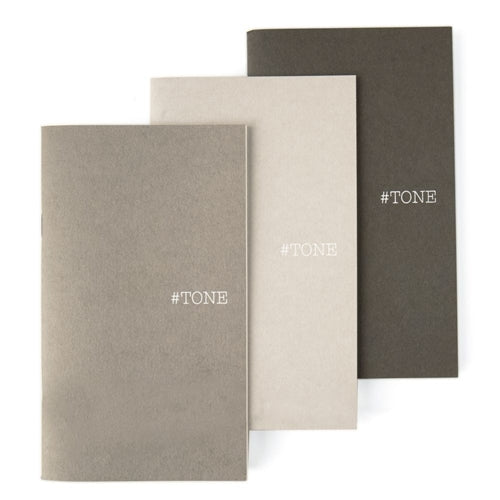 Etranger di Costarica Etranger di Costarica Pocket Notebook Set - Grey Tones, Set of Three