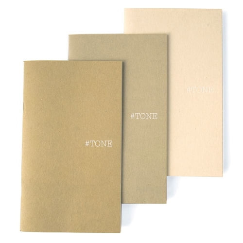 Etranger di Costarica Etranger di Costarica Pocket Notebook Set - Natural Tones, Set of Three