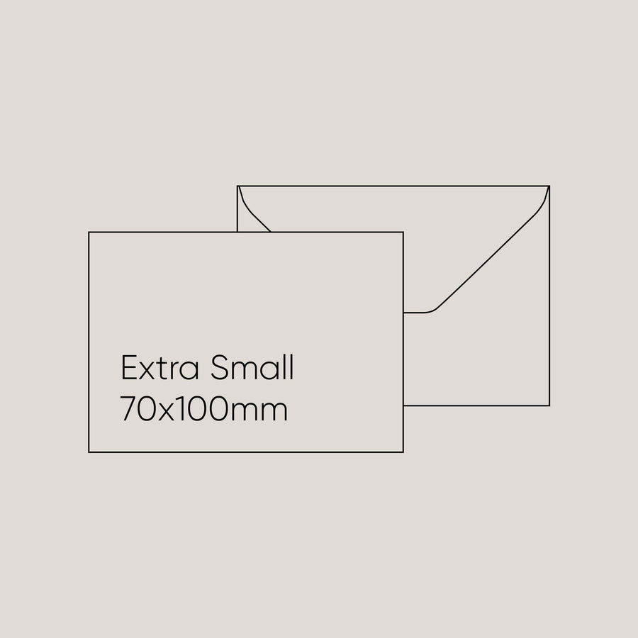 Etrusca Etrusca Envelope - Grey, Extra Small (70 x 100mm)