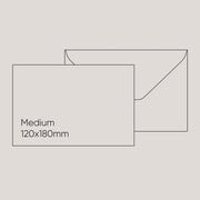 Etrusca Etrusca Envelope - Grey, Medium (120 x 180mm)