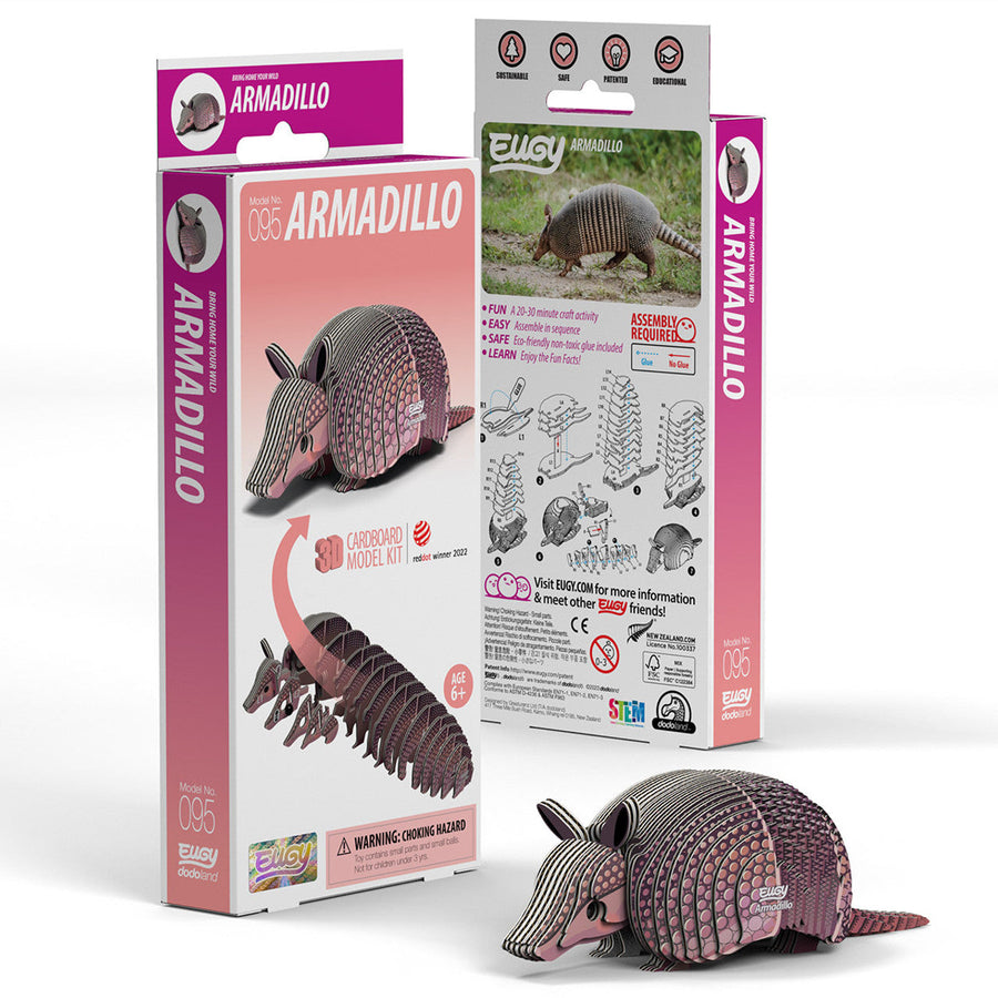 Eugy Eugy 3D Paper Model - Armadillo