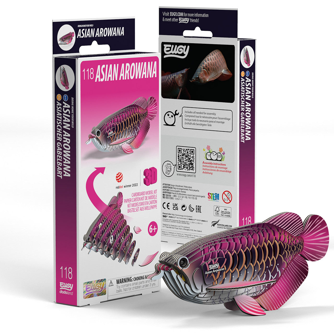 Eugy Eugy 3D Paper Model - Asian Arowana